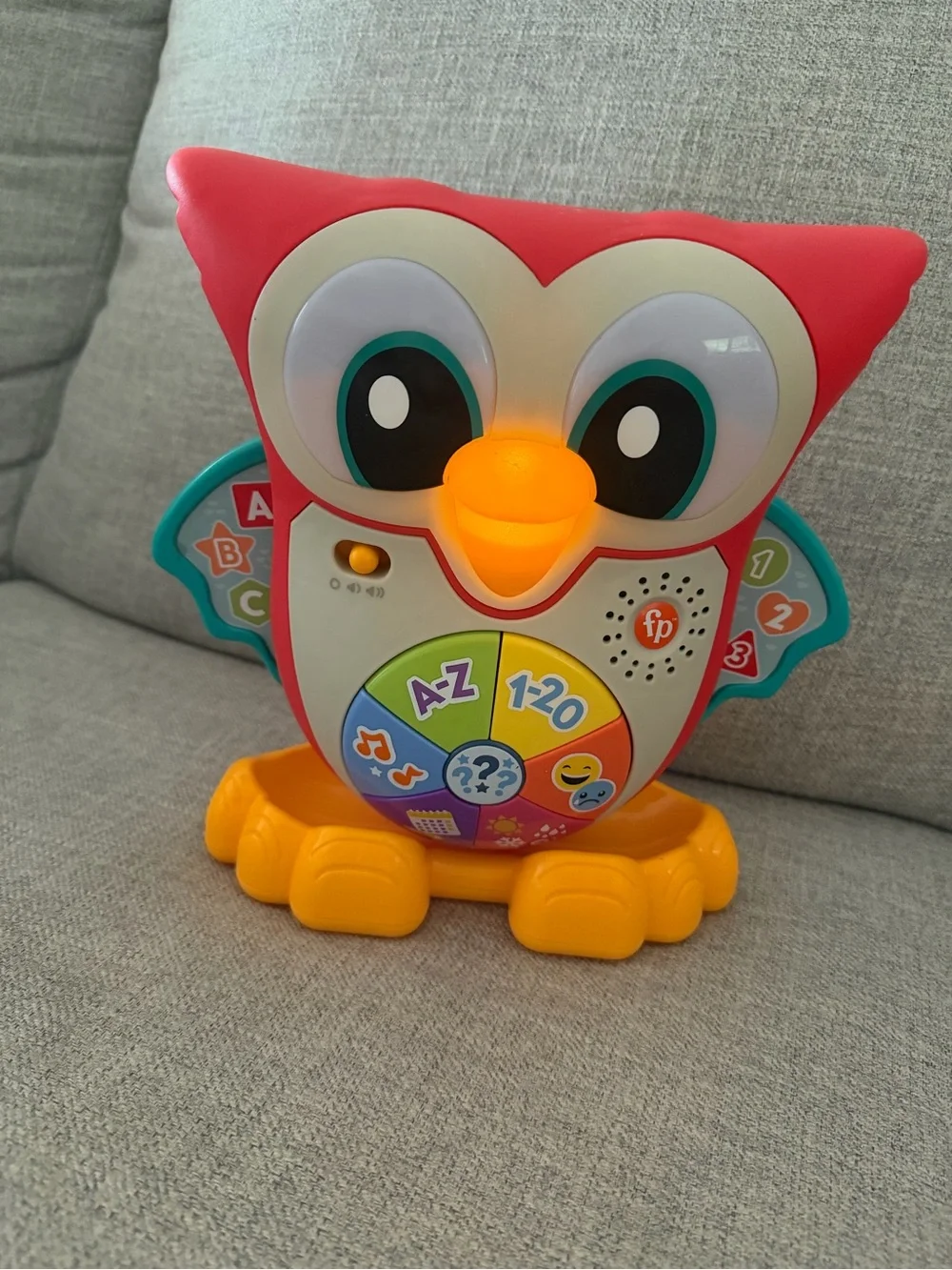 Fisher-Price Interactive Owl Learning Toy Linkables Works
